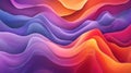 A modern desktop wallpaper featuring an abstract gradient of dark orange, purple, and pink. A digital technology background with Royalty Free Stock Photo