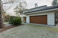 Modern detached house with garage