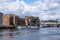 Modern Development Of luxury Riverside Apartments Or flats On The River Thames Royalty Free Stock Photo