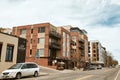 Modern developments in Northwest Denver neighborhood Royalty Free Stock Photo