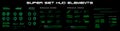Modern dialog HUD interface elements super set. Digital dialing for streaming messaging. Screens, dialogue callouts, pointer arrow