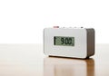 Modern digital clock displaying time Royalty Free Stock Photo