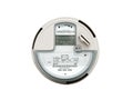 Modern digital electric meter 3d render on white no shadow