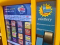 Digital lottery ticket vending machine Royalty Free Stock Photo