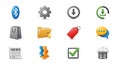 Modern Digital UI Icons Set for Web and Apps Royalty Free Stock Photo