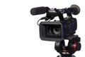 Modern digital video camera Royalty Free Stock Photo