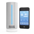 Modern Digital Wireless Home Weather Station with Mobile Phone w