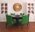 Modern dining-room. Royalty Free Stock Photo