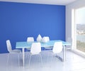 Modern dining-room interior. Royalty Free Stock Photo