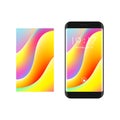 Modern display. Colorful background for mobile phone and smart phone screen