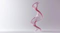 Modern DNA strand spiral molecule helix sign with copyspace. Abstract scientific background design