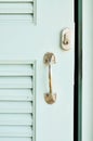 Modern door lock Royalty Free Stock Photo