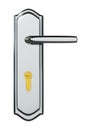 Modern Door Lock. Royalty Free Stock Photo