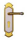 Modern Door Lock. Royalty Free Stock Photo