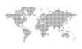Dotted World Map Vector Design File Just Simple Dotted Global Map Silhouette with Dotted Pattern Map