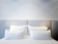 Modern double bedroom Royalty Free Stock Photo