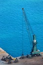 Modern dredge in the harbor Royalty Free Stock Photo