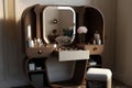 modern dressing table with sleek design and hidden storage for all your beauty essentials