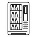 Modern drinking machine icon outline vector. Cooling vessel Royalty Free Stock Photo