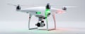 The modern drone with integrated camera for stunning aerial photography. AI generated image Royalty Free Stock Photo