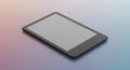 Modern E-Reader Device on a Gradient Background Royalty Free Stock Photo