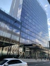 The modern 20 Eastbourne Terrace office building overlooks Paddington Station in London