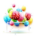 Modern Easter background