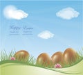 Modern Easter background