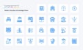 25 Modern Education And Knowledge Power Blue icon pack