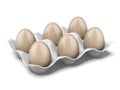 Modern egg box Royalty Free Stock Photo