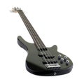 Modern electric bass guitar isolated on white Royalty Free Stock Photo