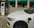 Modern electric car charging