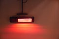 Modern electric infrared heater on celling Royalty Free Stock Photo