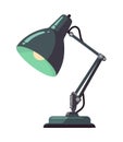 Modern electric lamp design icon Royalty Free Stock Photo
