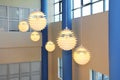 Modern electric sphere lamps