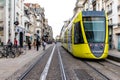 Modern electric tram