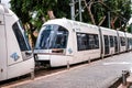 Modern electric tram