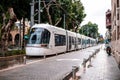 Modern electric tram