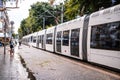 Modern electric tram