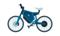 Modern Electro Bike, Personal Alternative City Transport Vector Illustration