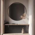 Modern Elegance in the Bathroom Royalty Free Stock Photo