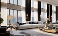 Modern Elegance: High-End Room Interior in Elite Class for the Modern Age