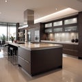 Modern elegant kitchen Royalty Free Stock Photo
