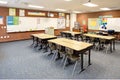 A new modern elementary school class room. Royalty Free Stock Photo