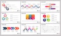 Modern Elements of infographics for presentations templates for banner Royalty Free Stock Photo