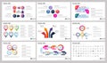 Modern Elements of infographics for presentations templates for banner Royalty Free Stock Photo