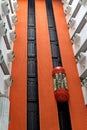 Modern elevator landscape in a traders Hotel, China