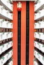 Modern elevator landscape in a traders Hotel, China