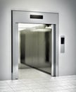 Modern elevator with opened door Royalty Free Stock Photo