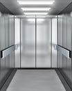 Modern elevator with opened door Royalty Free Stock Photo